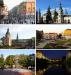 Collage of views of Kielce