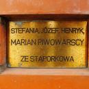 Monument Sprawiedliwych Wśród Narodów Świata - Stefania Józef Henryk Marian Piwowarscy ze Stąporkowa
