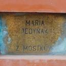 Monument Sprawiedliwych Wśród Narodów Świata - Maria Jedynak z Mostków