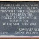 Saint Stanislaus church in Bodzentyn - Memorial plaques and plates - 08