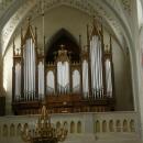 Organy w kościele w Mstyczowie.